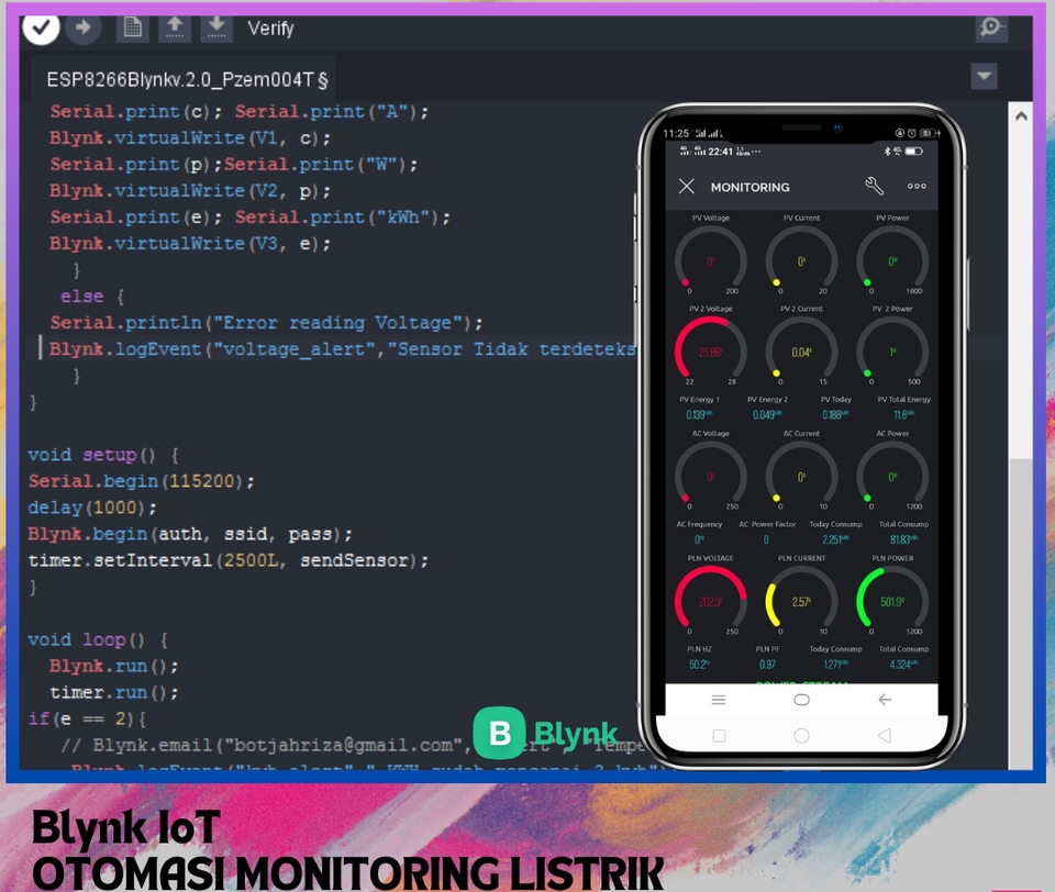 Elektronik & Robotika - Jasa Pemograman Platform Blynk IOT - 6