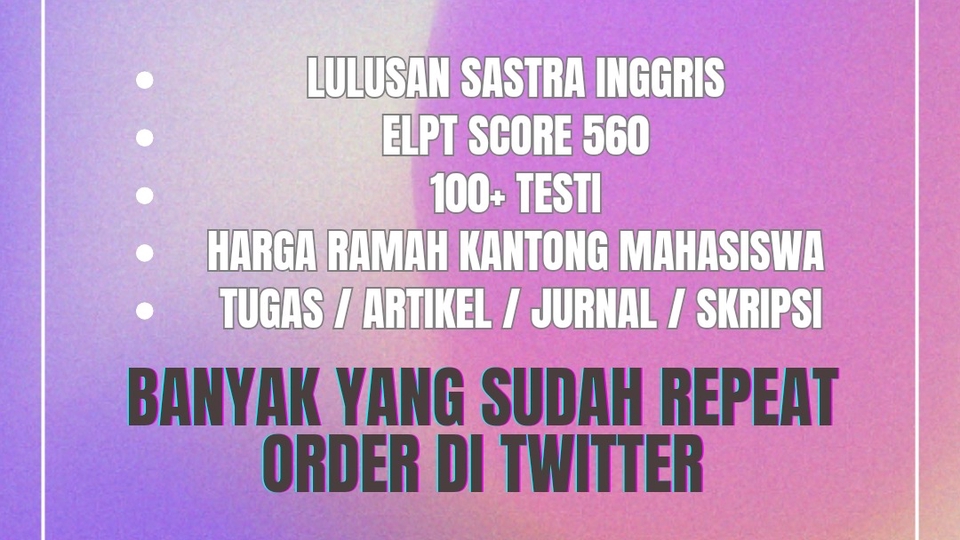 Penerjemahan - Jasa Translate INA - ENG & ENG -INA - 1