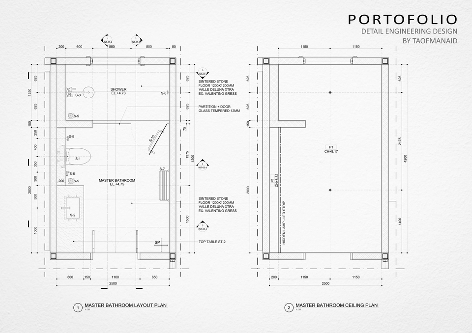 CAD Drawing - Jasa Drafter Arsitektur-Interior-struktur (CAD  Drawing)  - 11