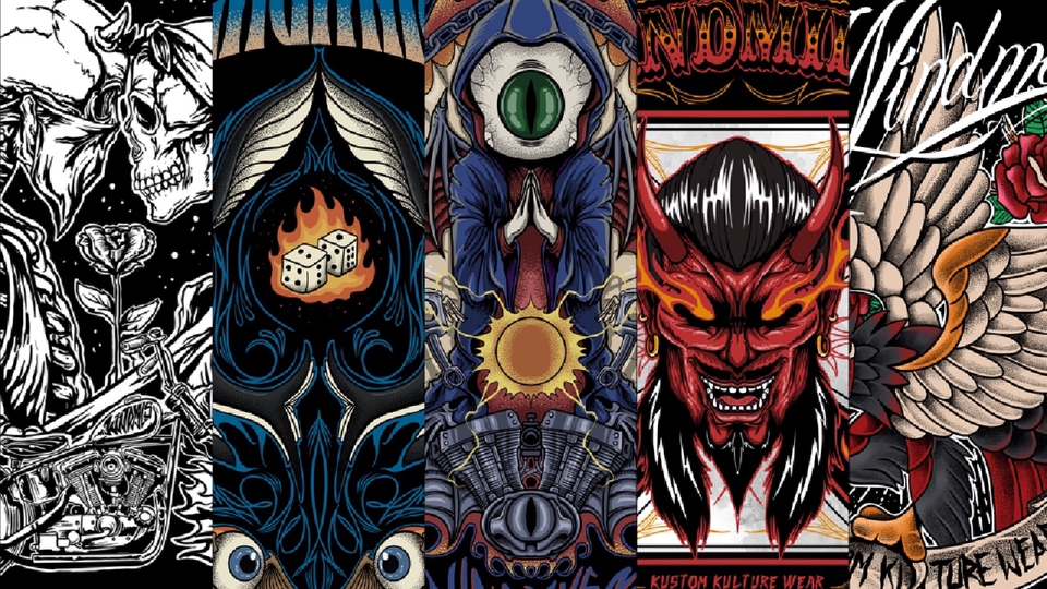 Desain Kaos & Motif - DESAIN ILUSTRASI KAOS DAN CLOTHING - 3