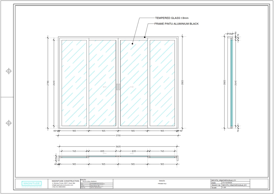 CAD Drawing - Gambar AutoCAD 2D ,Satu Hari Jadi, (Drafter), IMB/PBG - 15