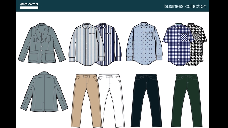 รับออกแบบเสื้อผ้าแฟชั่น เสื้อเชิ้ต กางเกง