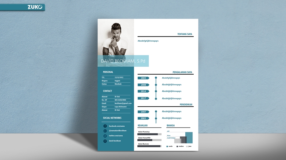Portfolio & Resume - Desain CV 1 Hari Jadi - 3