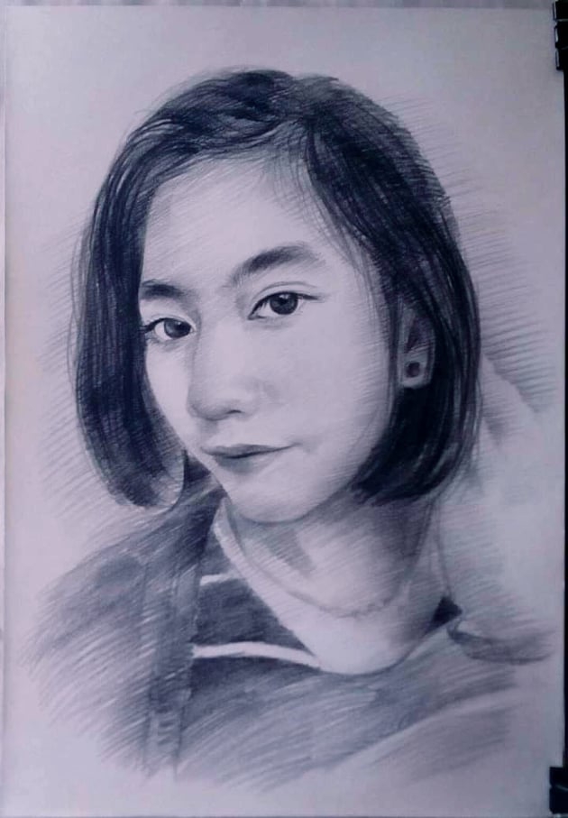 วาดภาพเหมือน Portrait - งานวาดด้วยมือ ดินสอ ภาพเหมือน - 6