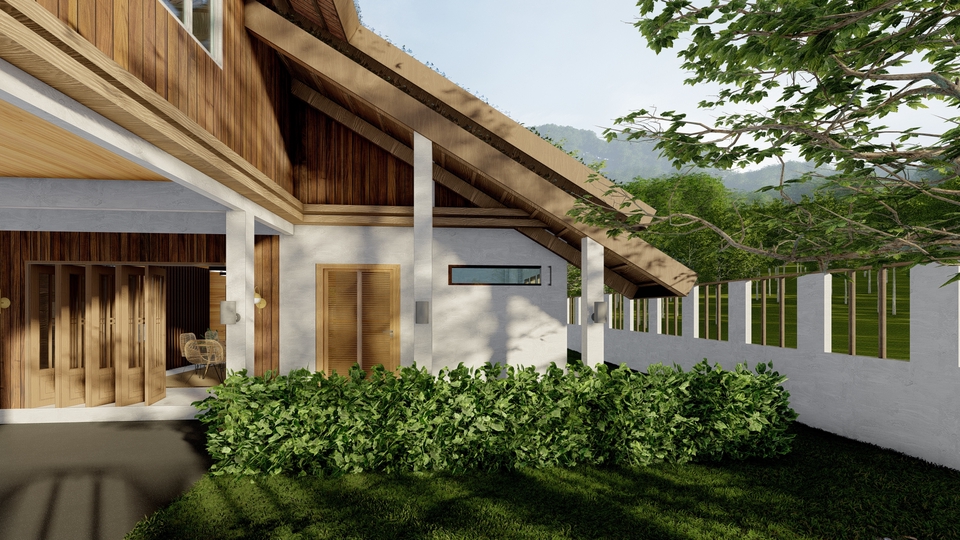 ออกแบบตกแต่งภายในและภายนอก - 3d Render . 3d Model . House Design รับทำภาพ 3มิติ ปั้นโมเดล และ ออกแบบบ้าน  - 4