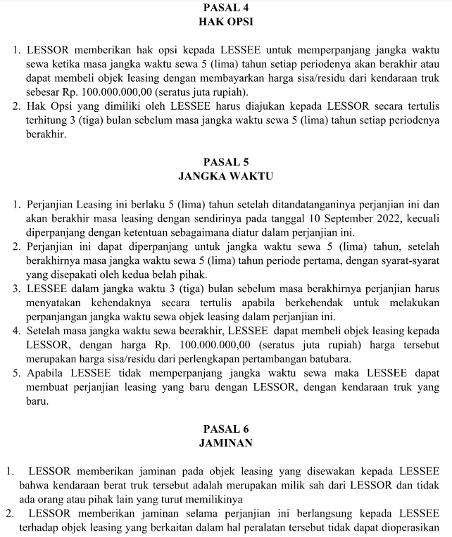 Hukum - Legal Opinion, Legal Consultation and Contract Drafting - 3