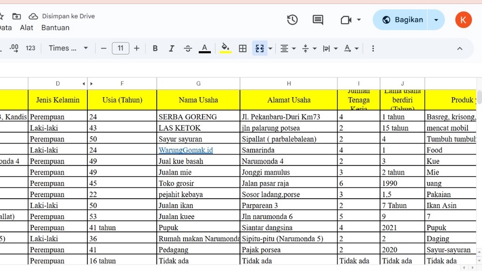 Jasa input data excel untuk bisnis dan usaha kecil menengah. Entri data online dan jasa pengumpulan data akurat dan terpercaya.