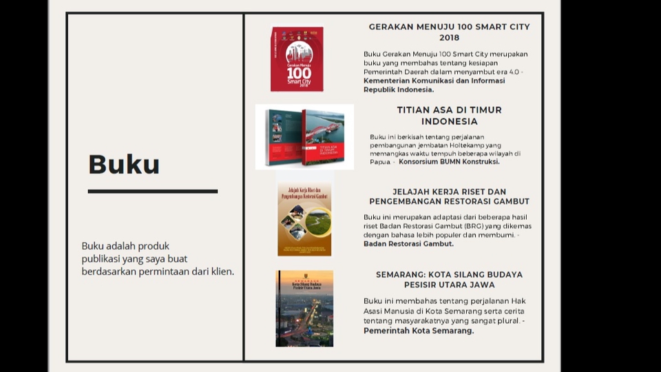 Jasa Lainnya - PENULISAN BUKU UNTUK SEGALA KEBUTUHAN - 1