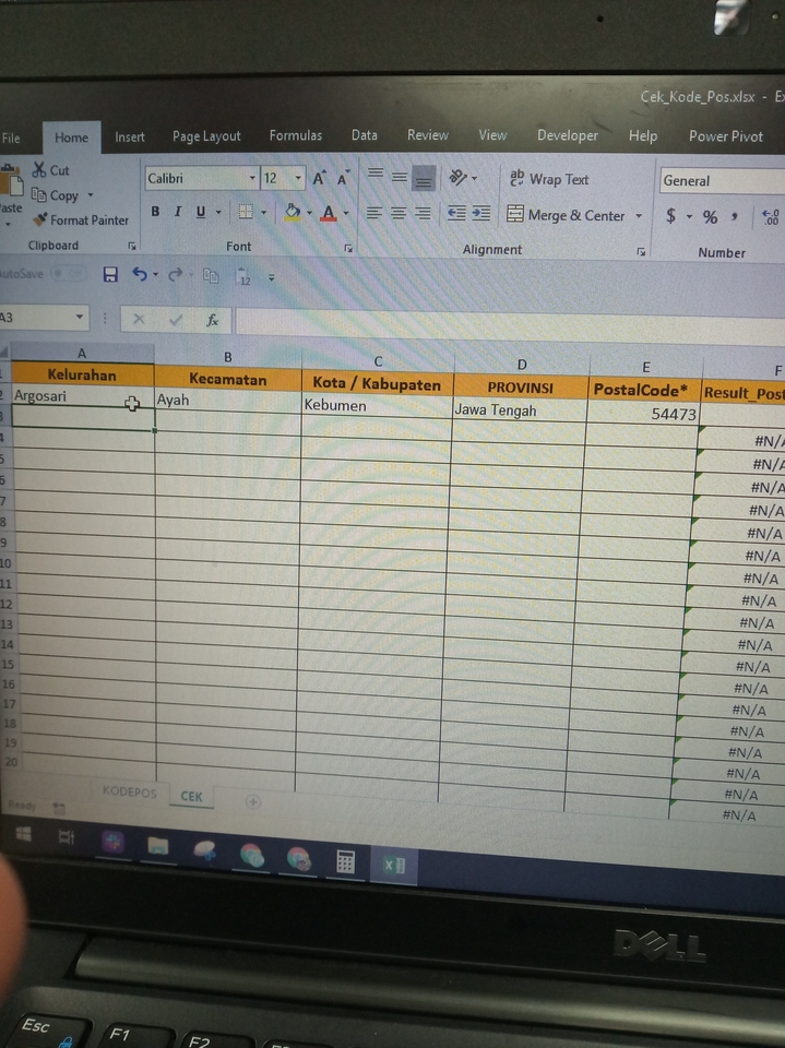 Pengetikan Umum - Entri Data Excel, Google Sheet - 2