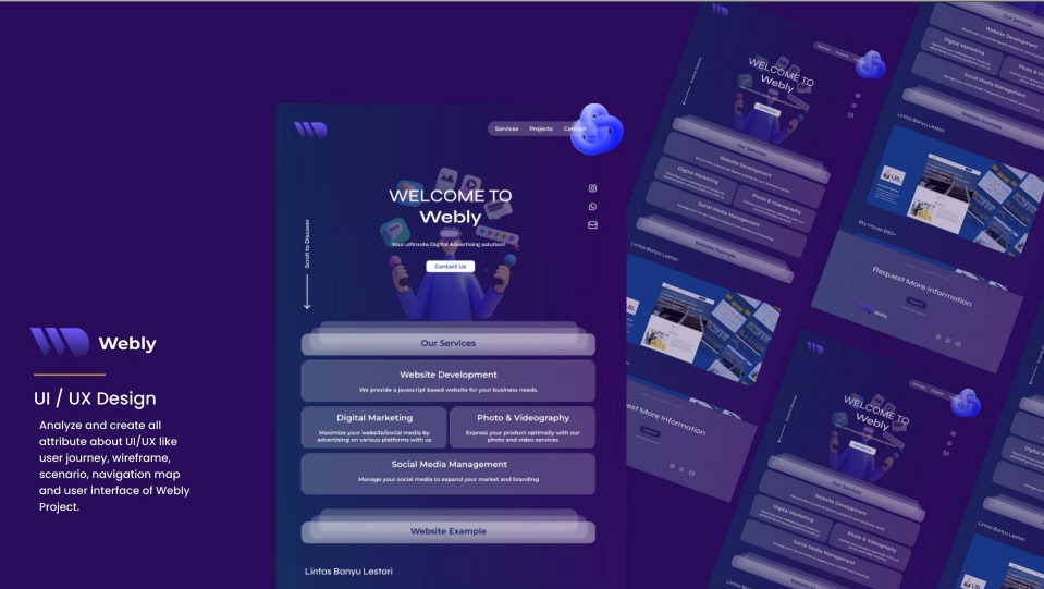 Jasa pembuatan website profesional dan berkualitas tinggi untuk meningkatkan bisnis Anda. Layanan kami meliputi desain website, pengembangan web, dan SEO.