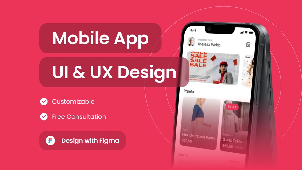 UI & UX Design - Desain UI & UX untuk Mobile App Android iOS yang Modern - 1