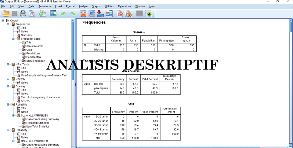 Analisis Data Spss Profesional