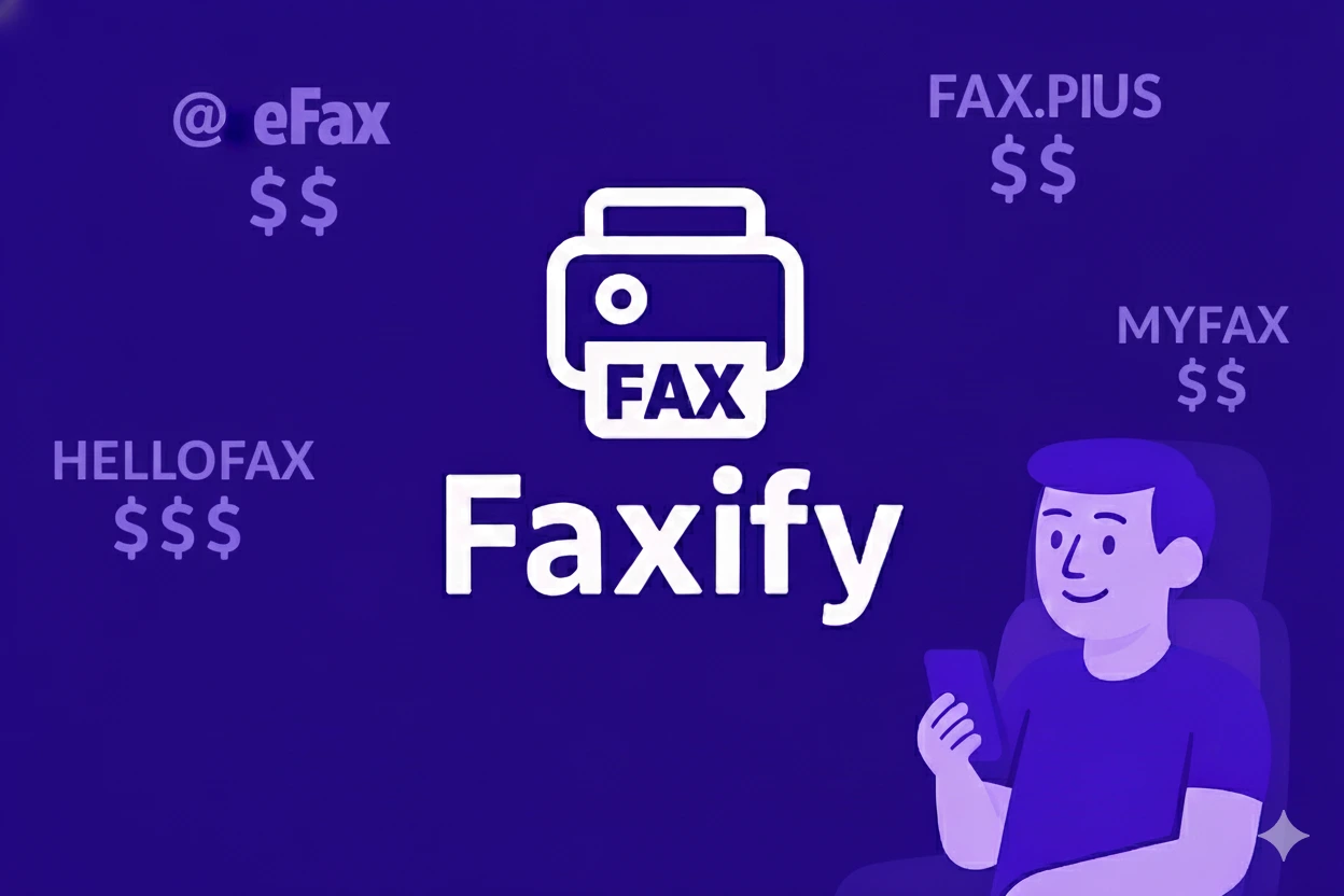 Free Digital Faxing 2025 - Faxify vs eFax HelloFax Fax.Plus Comparison