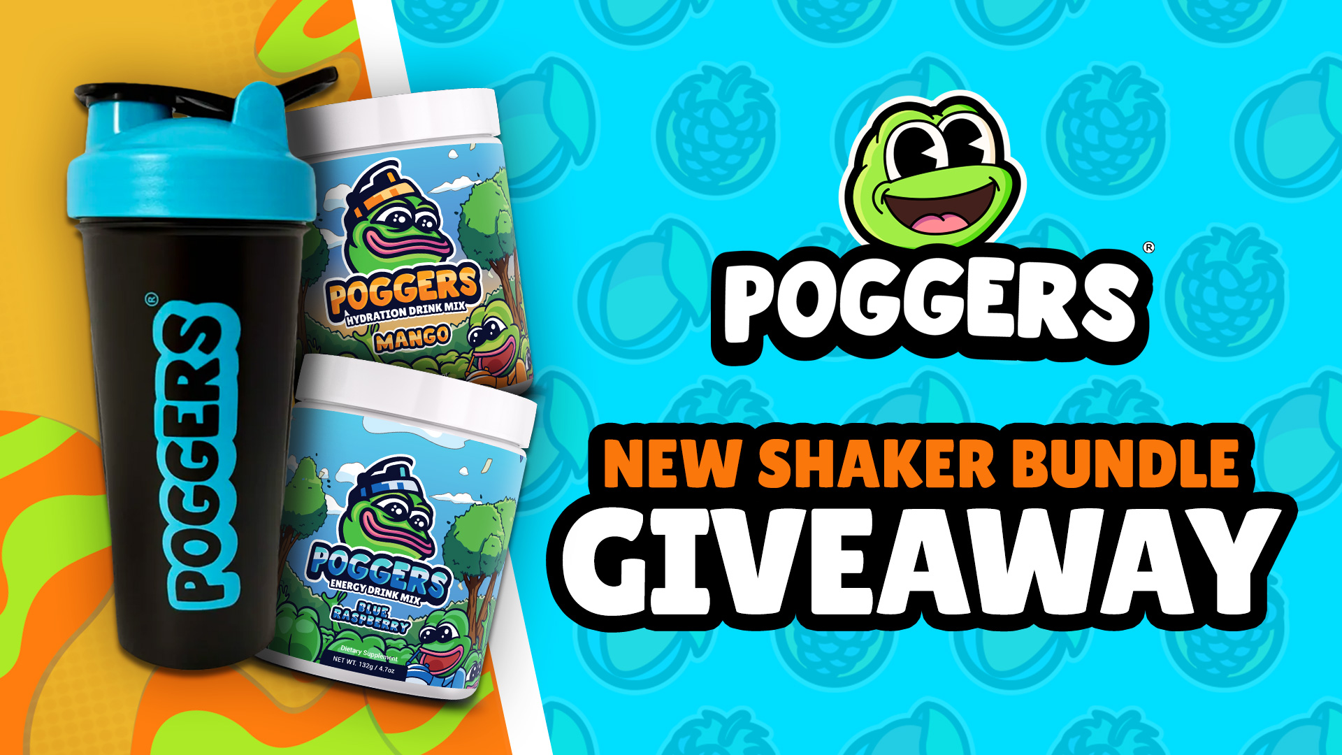 Poggers| New 24oz Shaker Bundle