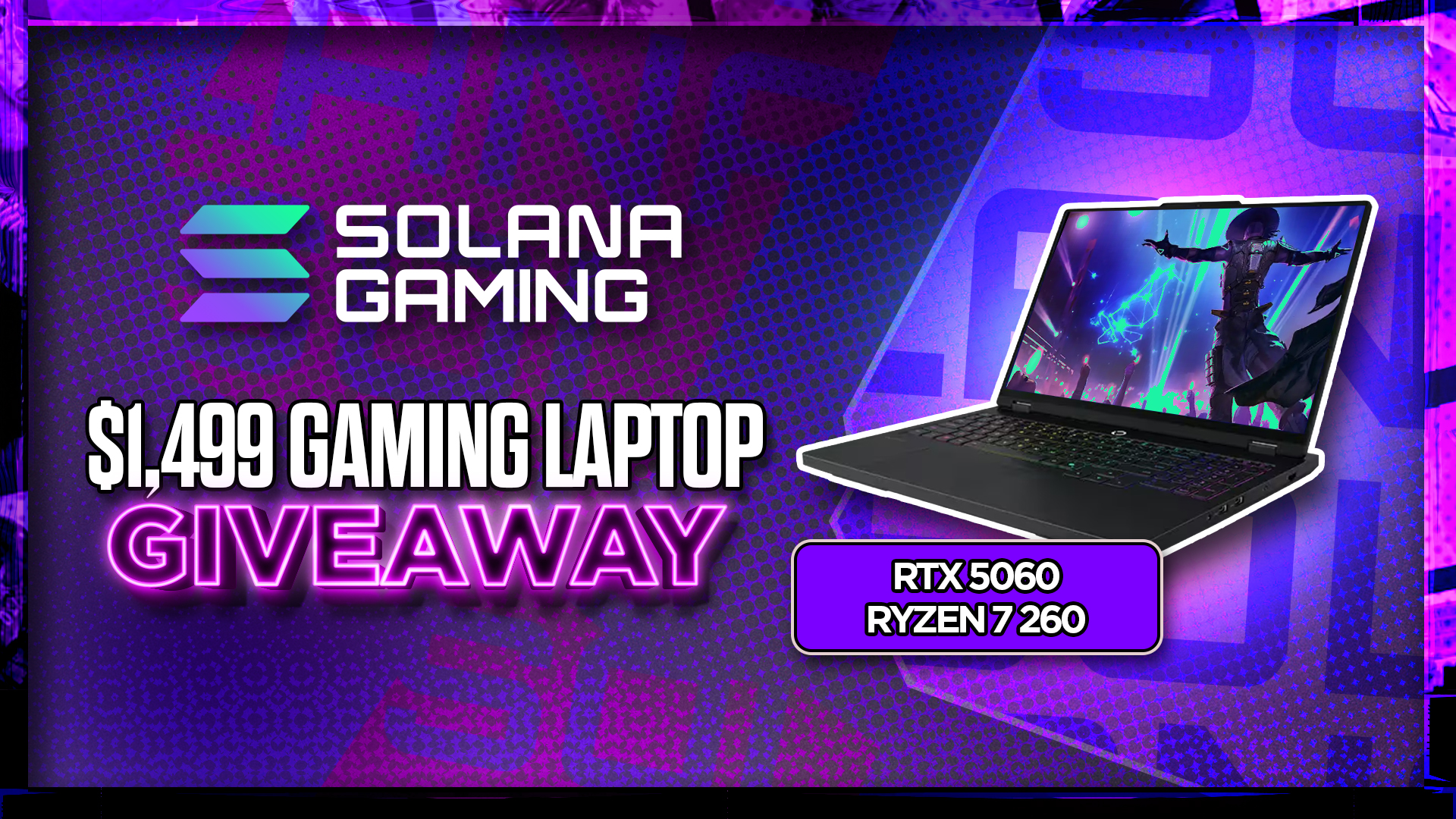 Solana Gaming | RTX 5060 Gaming Laptop