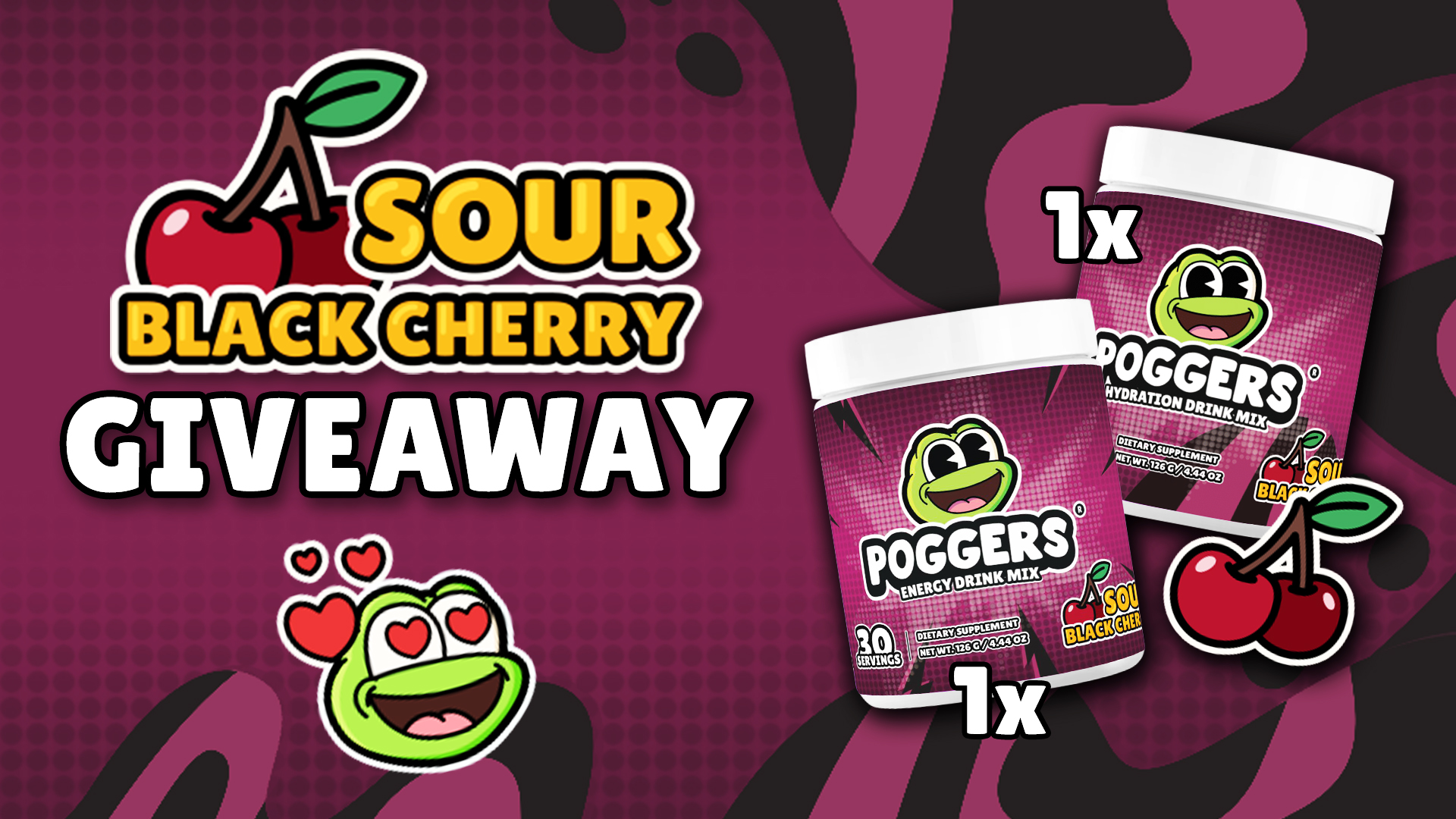 POGGERS | SOUR BLACK CHERRY GIVEAWAY