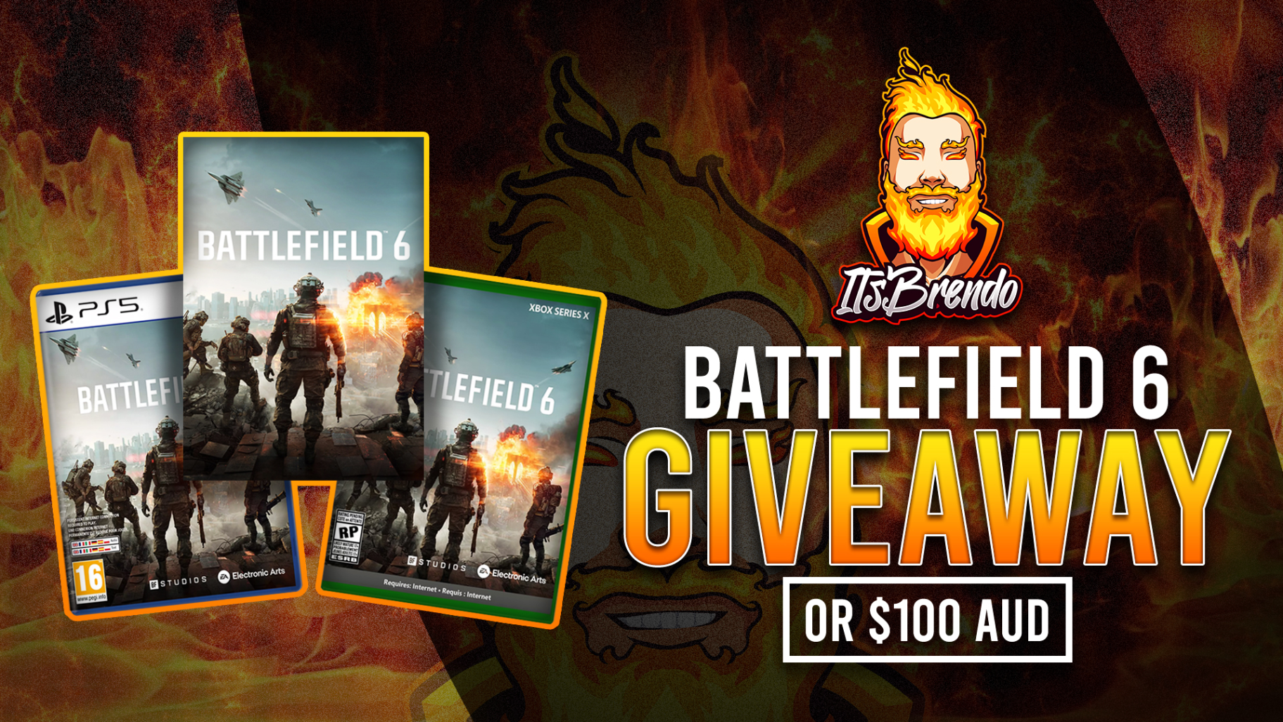 ItsBrendo | Battlefield 6 or $100 AUD 