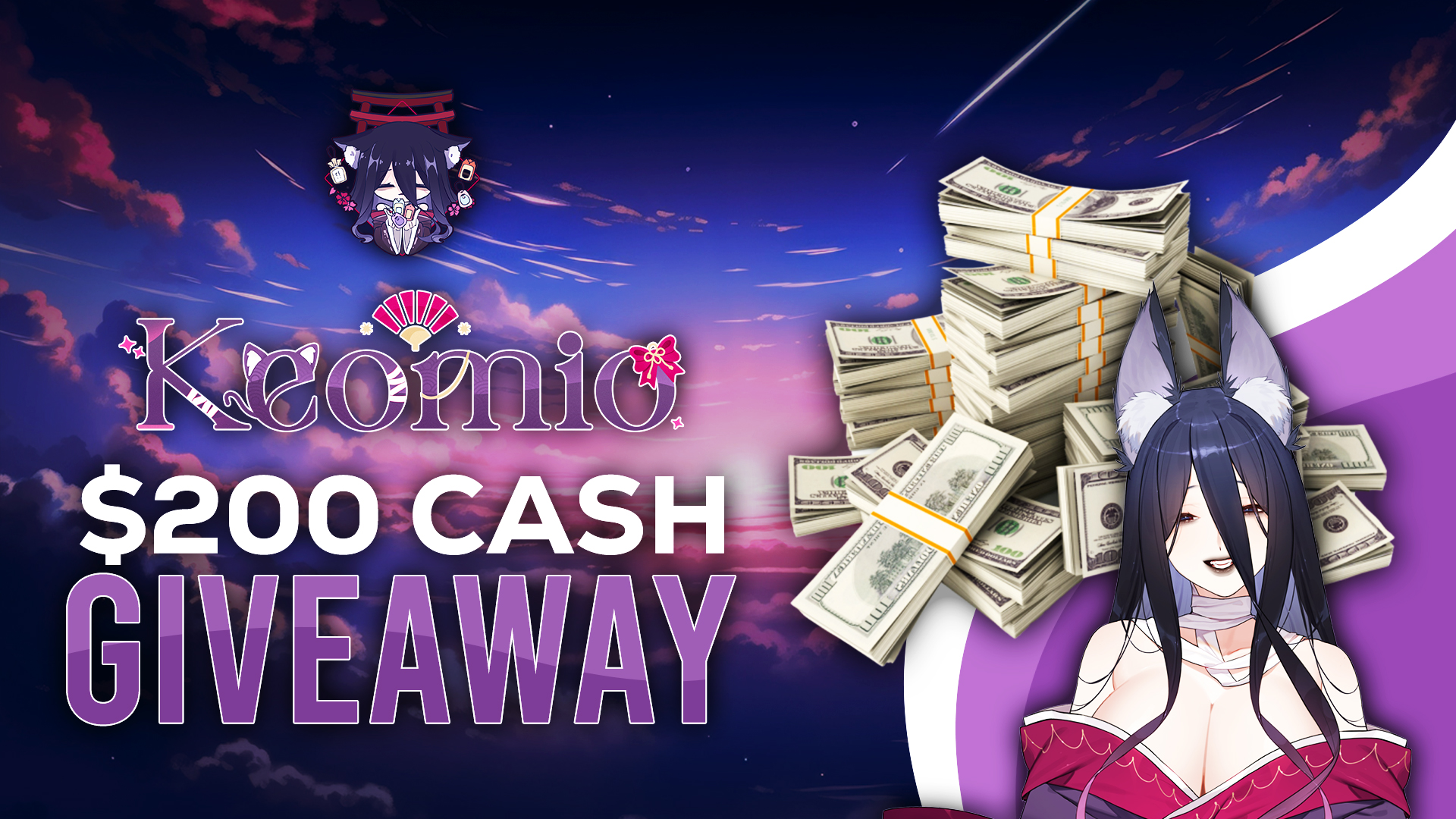 Keomio | $200 Cash