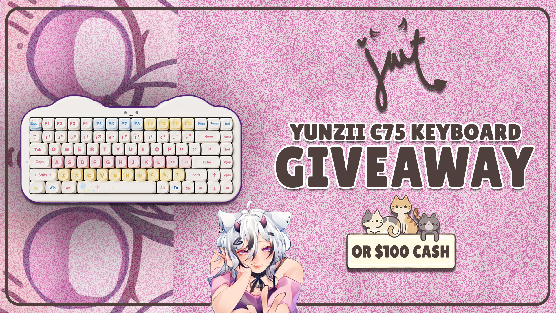 Jowoti | YUNZII Wireless Keyboard or $100 Cash