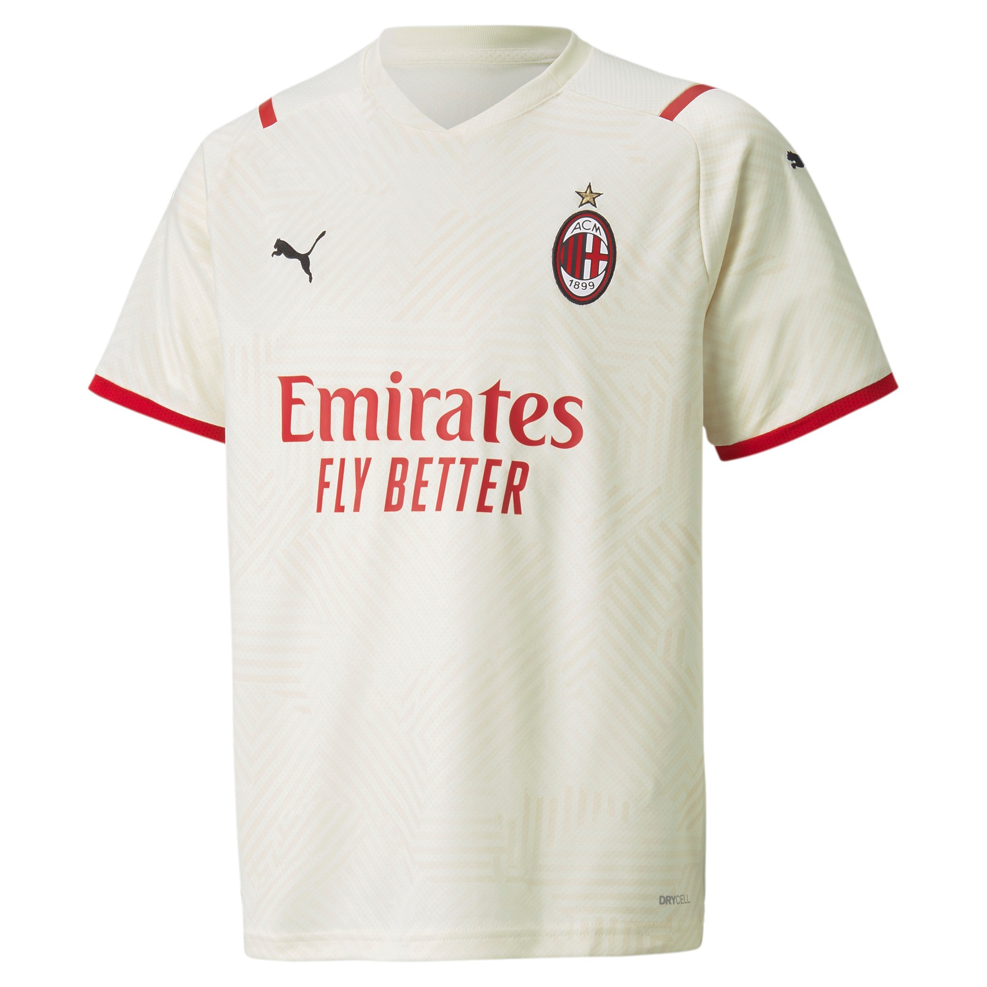 AC Milan Shirt Uit Junior 2021-2022 - Maat 164 - Kleur: Wit | Soccerfanshop