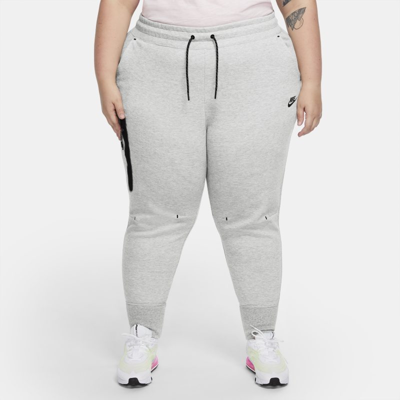 Nike Sportswear Tech Fleece Damesbroek (grote maten) - Grijs