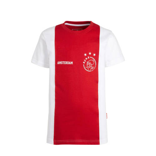 Ajax T-shirt logo Amsterdam rood/wit