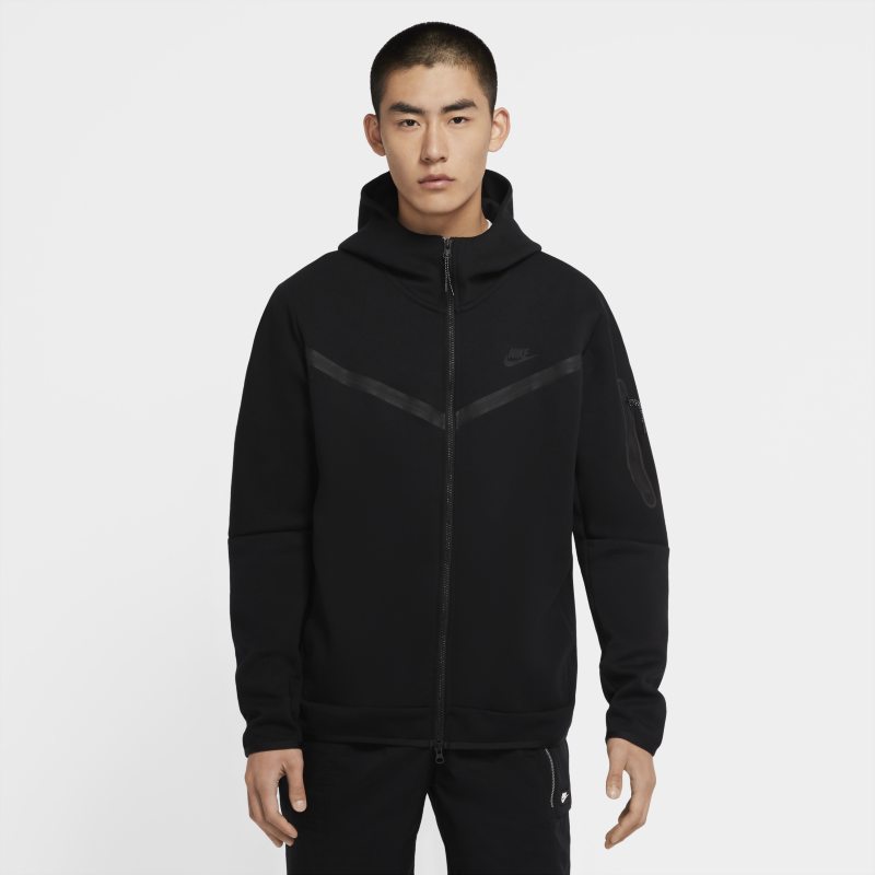 Nike Sportswear Tech Fleece Hoodie met rits voor heren - Zwart