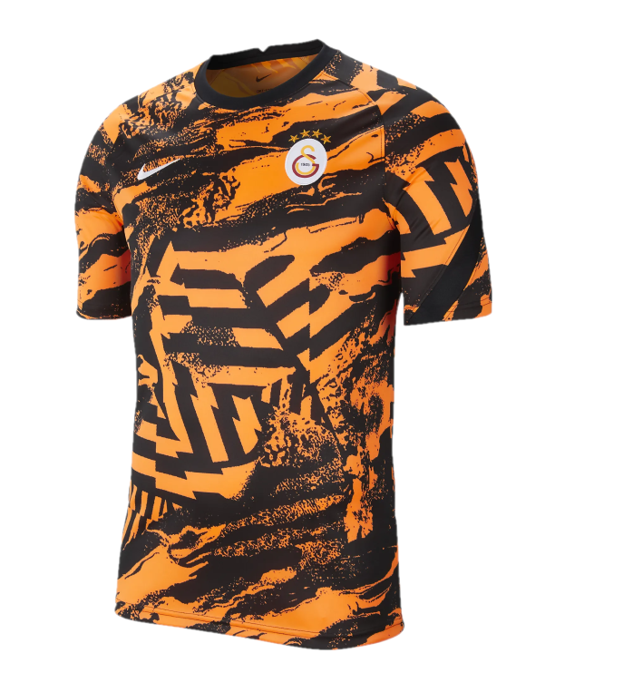 Galatasaray Warming-Up Shirt Senior 2021-2022 - Maat XL - Kleur: Oranje | Soccerfanshop