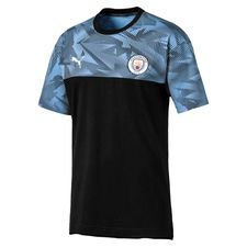 Manchester City T-shirt Casuals - Zwart/Blauw
