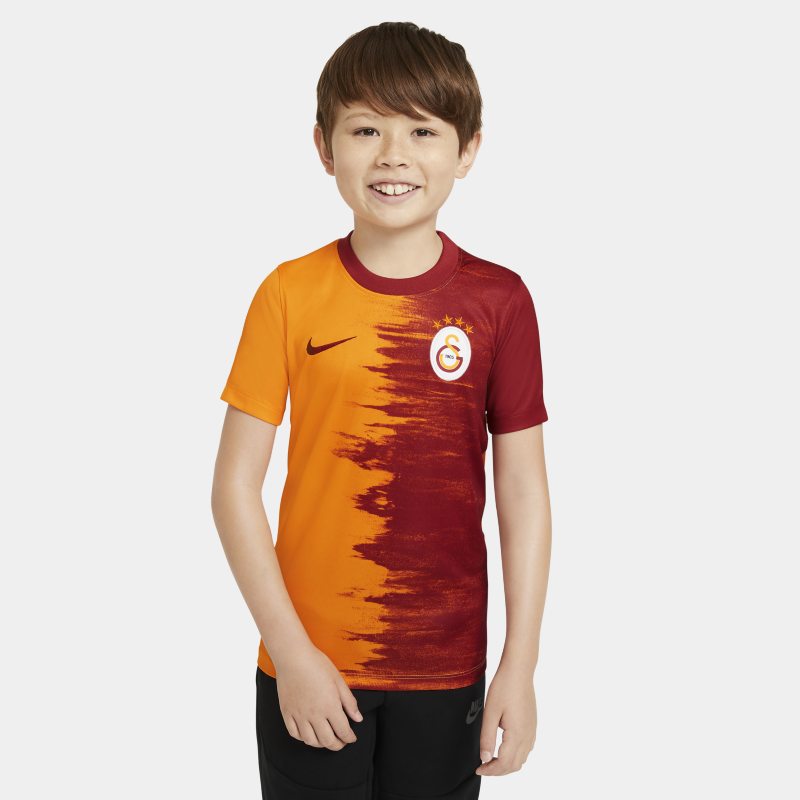 Galatasaray 2020/21 Thuis Voetbalshirt voor kids - Oranje