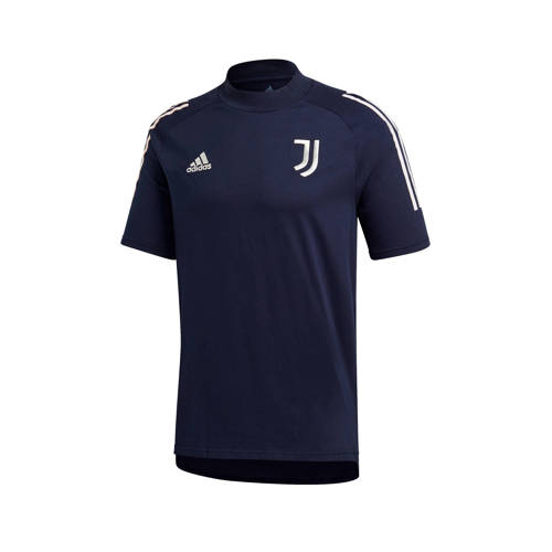 adidas Performance Senior Juventus T-shirt donkerblauw