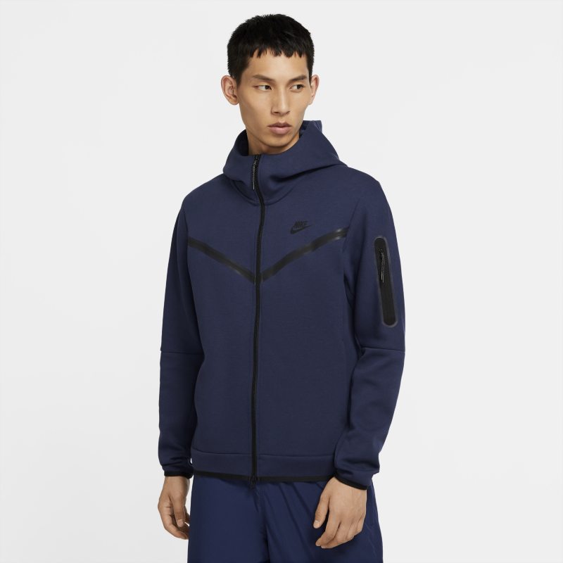 Nike Sportswear Tech Fleece Hoodie met rits voor heren - Blauw