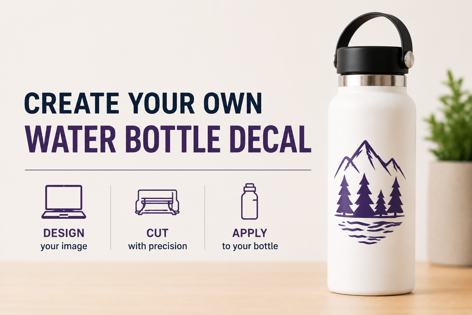 Create Your Own Custom Water Bottle Decal