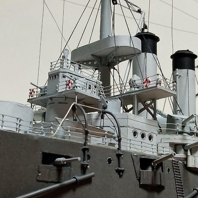 1/200 ペーパークラフト 日本海軍 戦艦敷島 船体アップ画像 1/200 ペーパークラフト 日本海軍 戦艦敷島 船体アップ画像