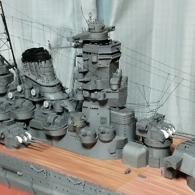 1/200 ペーパークラフト 戦艦武藏 ②|手芸・工作|らくらく 1/200 ペーパークラフト 戦艦武藏 ②|手芸・工作|らくらく