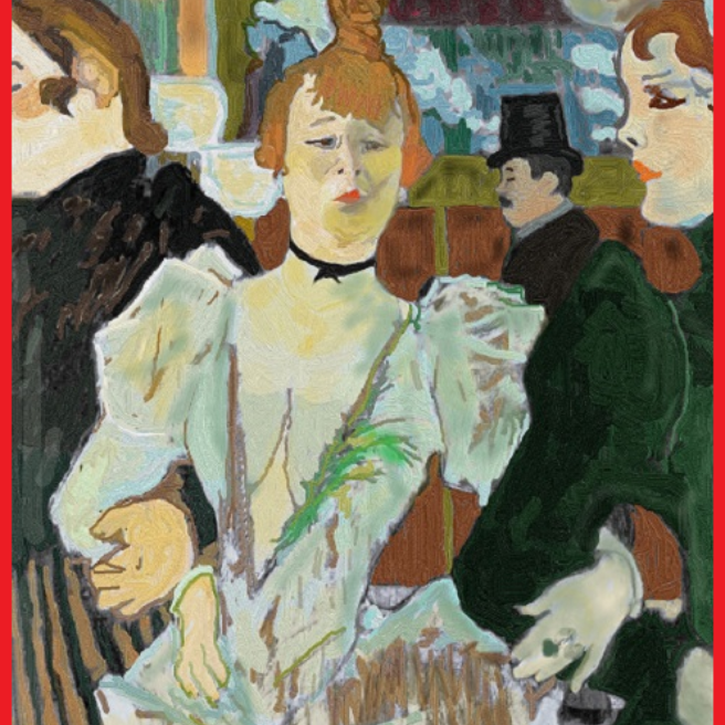 ムーラン ルージュ 絵 アンポンタン美術館340 西洋絵画81 ムーラン