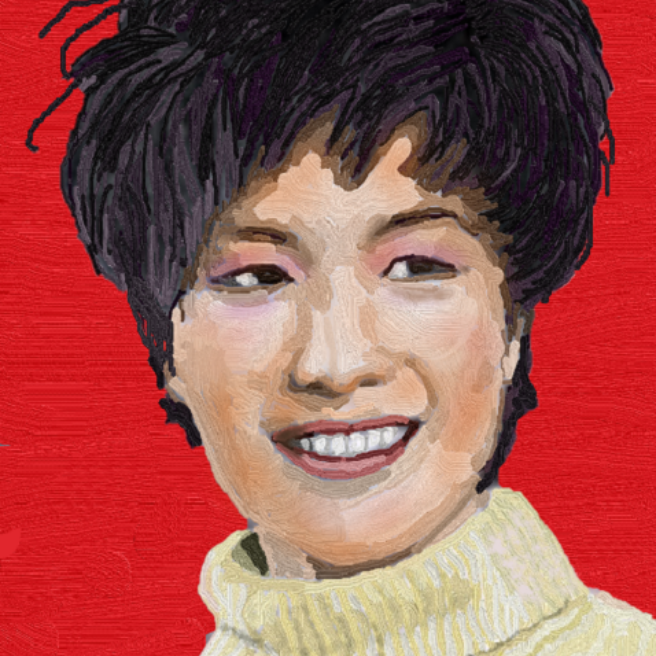 淡谷のり子(あわやのりこ)…1907-1999…歌手・ブルースの女王…｜絵画・絵