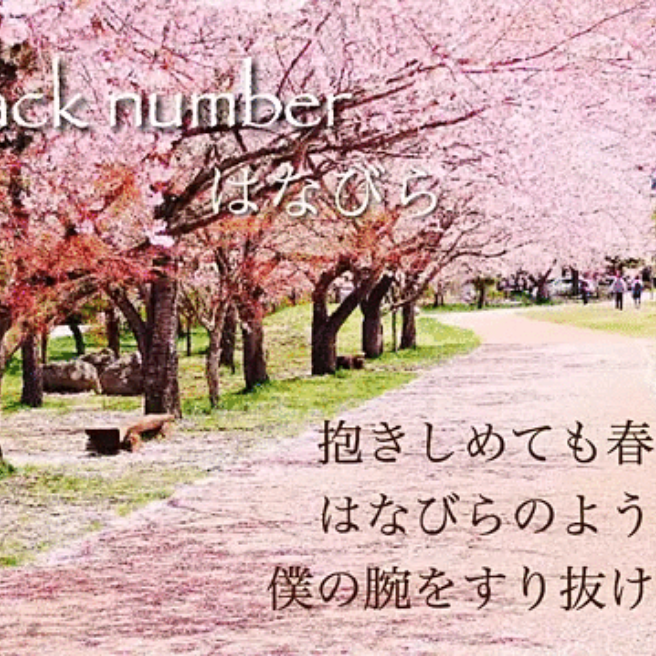 はなびら Back Number らくらくコミュニティ