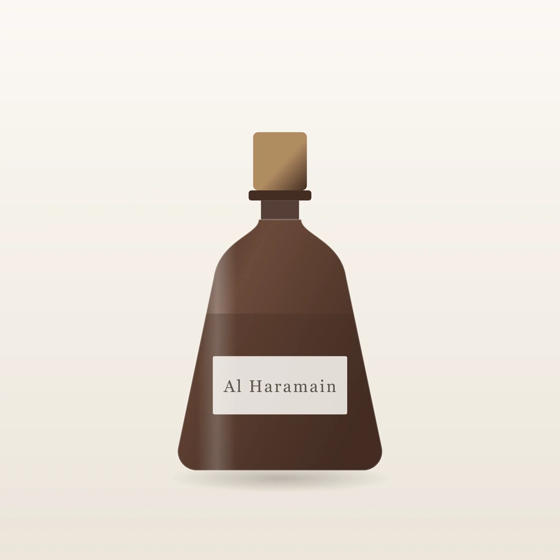 Decant/Partial Of Khamrah Al Oud — illustration in the leather palette; photograph to follow