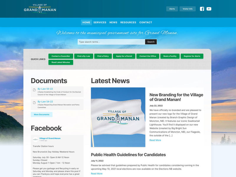 Village of Grand Manan Municipal Website