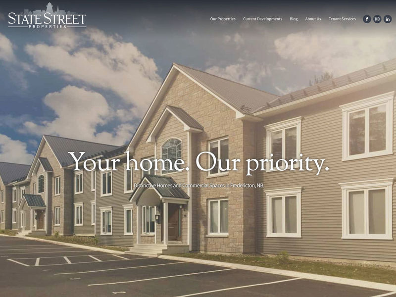 State Street Properties Website Redesign