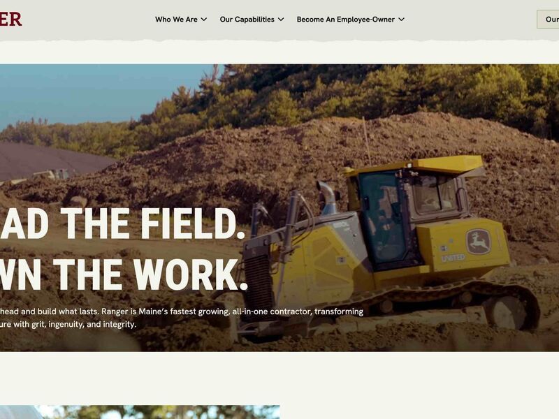 Rangermaine Website Design