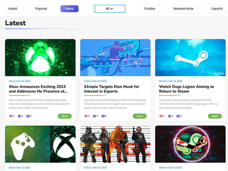 Vana Blog - A Headless WordPress Site
