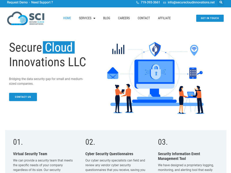 Secure Cloud Innovations LLC Website Revamp