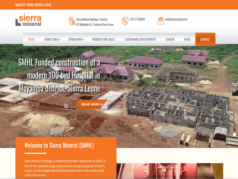 Sierra Mineral – Custom Theme Development