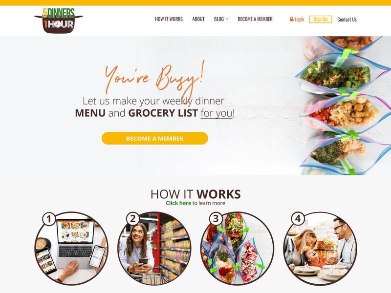 Maintenance of membership site in the food sector