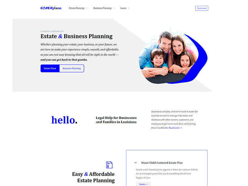 GeauxPlans - Online  Estate & Business Planning
