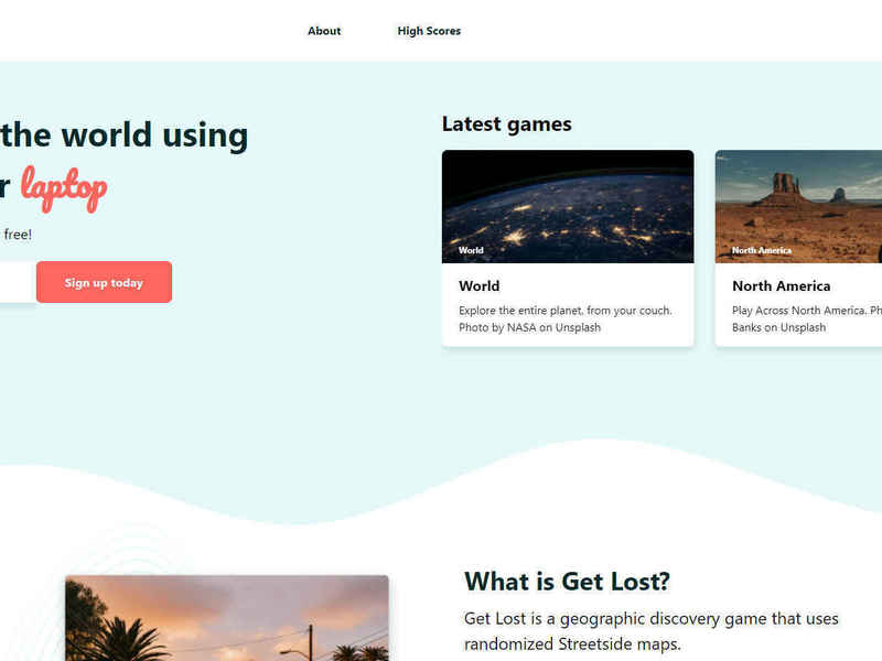 GetLost Game