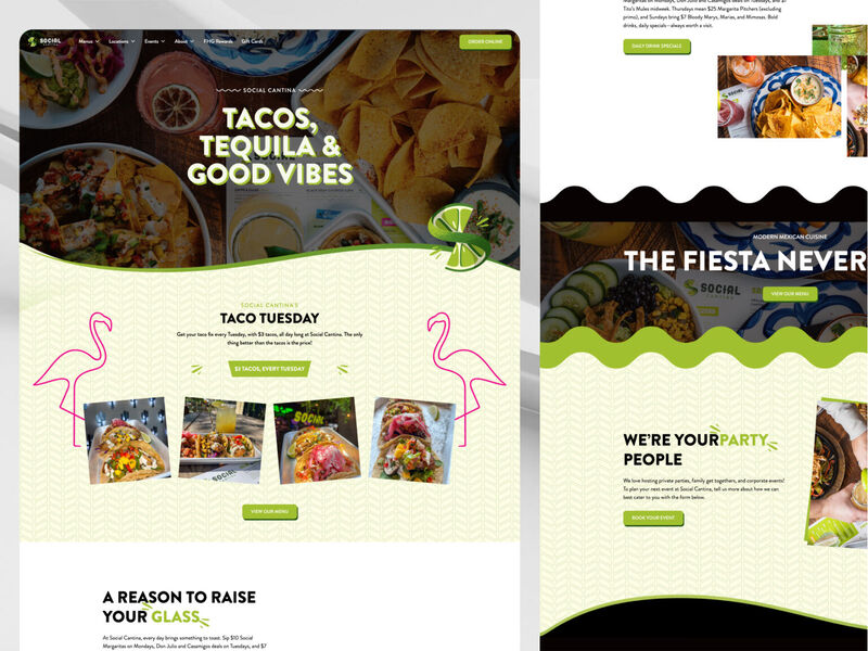 The Social Cantina – Full Site Build (GeneratePress)