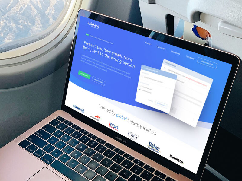 SafeSend Software – Full Site Design